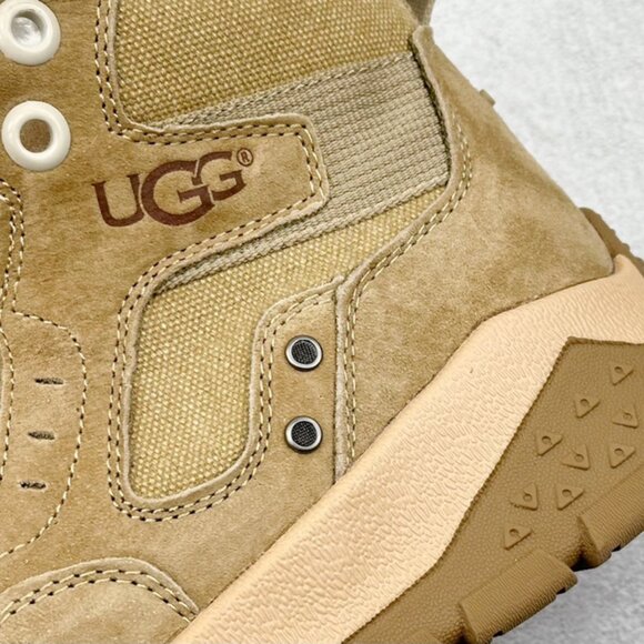 UGG Tan Shearling Work Boots - Picture 9 of 9
